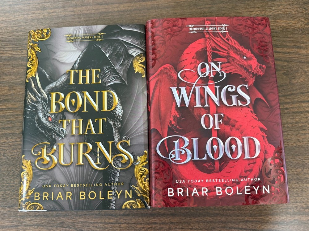 On Wings of Blood The Bond That Burns Bloodwing Academy 1 + 2 Briar Boleyn DJ HC