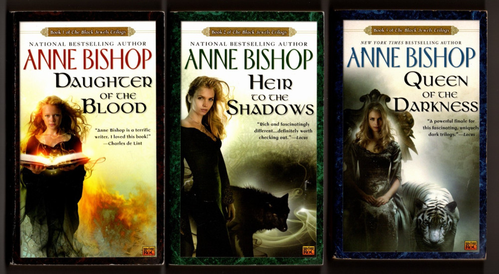 BLACK JEWELS TRILOGY fantasy PBs by ANNE BISHOP Daughter of the Blood
