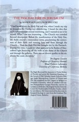 The Paschal Fire in Jerusalem by Bishop Auxentios of Photiki (Paperback) -NEW