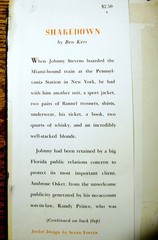 SHAKEDOWN, by Ben Kerr, a Holt Mystery novel, 1952 1st Edition, 212 pages