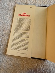 Ryne DUREN ~ The Comeback ~ First Edition 1978 HB ~ NY Yankees Baseball Vintage