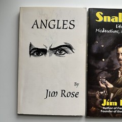 ANGLES by JIM ROSE Circus Paperback Signed Bebe Lifto Rubber Dude + Snake Oil