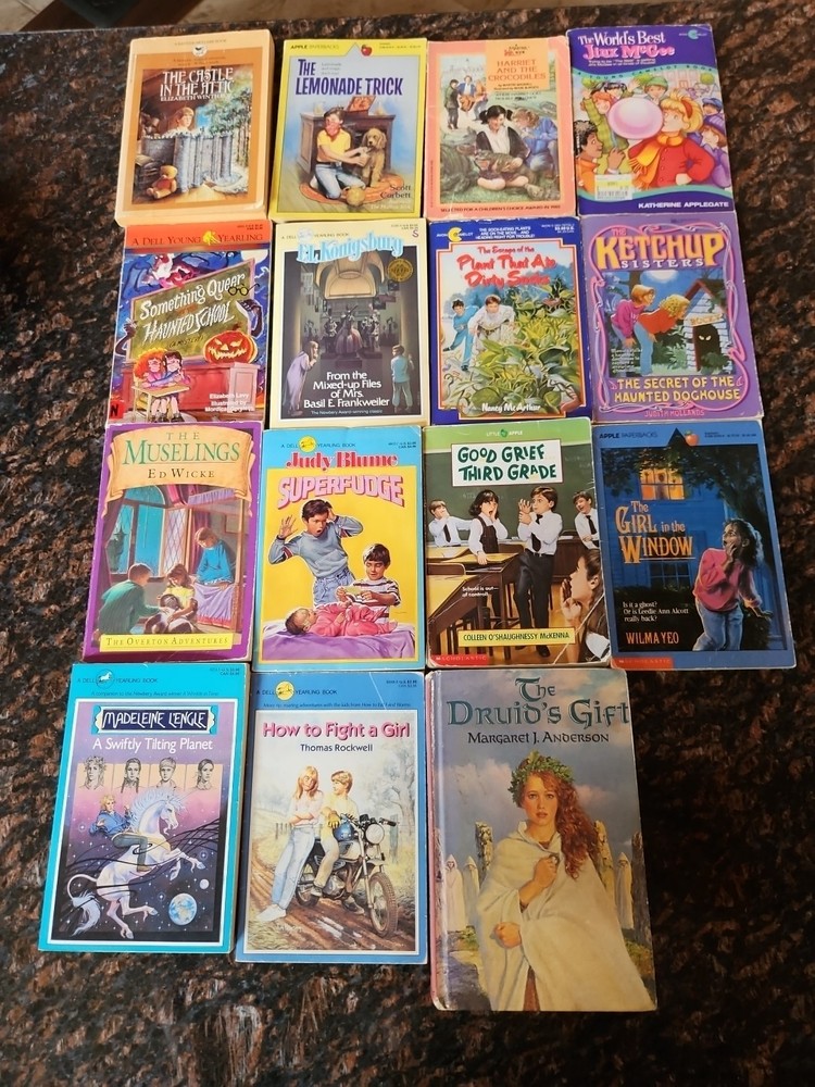 Lot of 15 Vintage Young Adult Mixed Titles and Authors Paperback 1980s 1990s