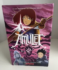 Amulet #1-8 Box Set by Kazu Kibuishi (Box Set, 2018) Comic Books Graphic Novels