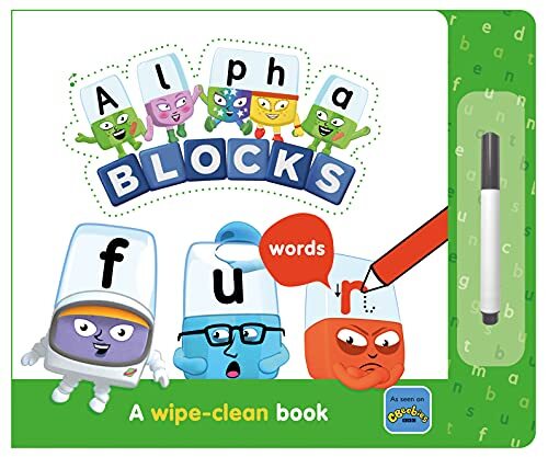 Alphablocks Words: A Wipe-Clean Book by Sweet Cherry Publishing Board book Book