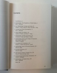 book APPLIED EPIDEMIOLOGY, public, health, outbreak, cluster,screening,community
