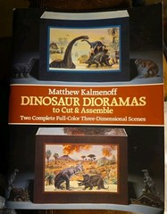 DINOSAUR DIORAMAS to Cut & Assemble MATTHEW KALMENOFF 1983 Dover UNUSED UNCUT