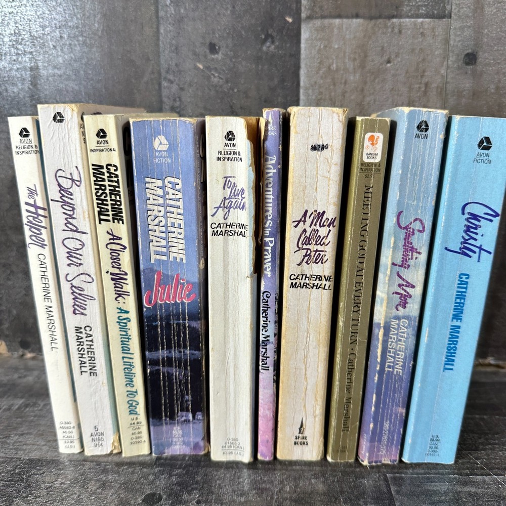 Lot Of 10 Catherine Marshall PB Books Christy & Others