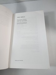 The Bible: King James Version with the Apocrypha (English)Edited by David Norton