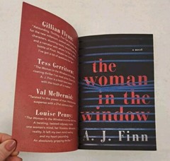 RARE signed advanced reader’s edition by A.J. Finn-The Woman in the Window