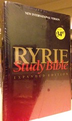 Ryrie Study Bible NIV Hardback- Red Letter – hardcover Ryrie, Charles C.