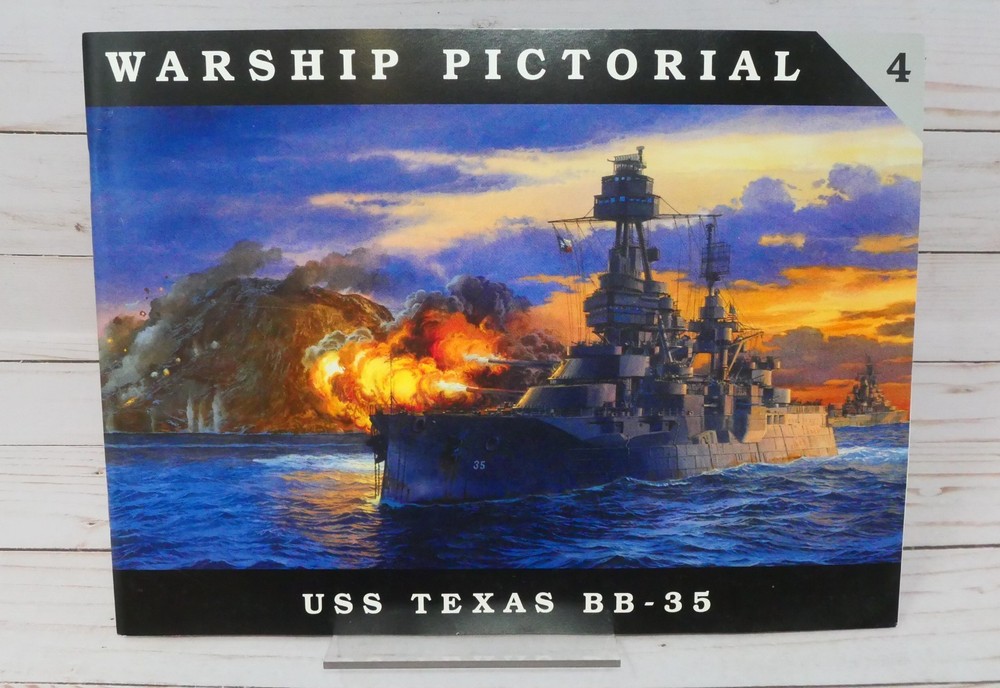 Warship Pictorial Photo Album Book 4, USS Texas BB-35, New York Class Battleship