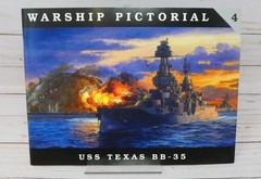 Warship Pictorial Photo Album Book 4, USS Texas BB-35, New York Class Battleship