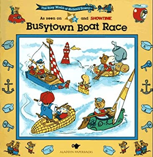 Busytown Boat Race Mass Market Paperbound Richard Scarry