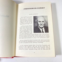 1976 ABILENE CHRISTIAN COLLEGE BIBLE LECTURES – FREEDOM IN CHRIST – LIKE NEW