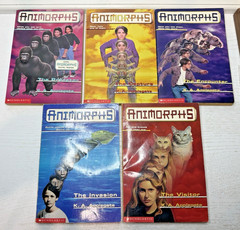 22 PC ANIMORPHS MEGAMORPHS ANDALITE CHRONICLES PAPERBACK BOOKS LOT APPLEGATE (K)