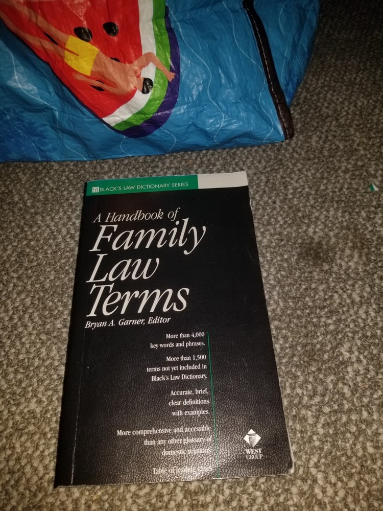 A Handbook of Family Law Terms Black’s Law Dictionary Series BLAC
