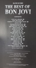 Bon Jovi The Best of Band Score Guitar Bass Drums 294 pages