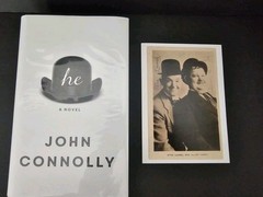 John Connolly He A Novel Signed Hardcover Book & Signed Replica Photo