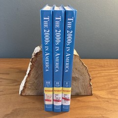 3 Volume Hardcover Set: The 2000s in America, Reference Ex Libris Nice Condition