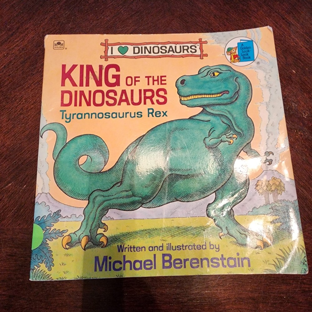 VINTAGE King of the Dinosaurs: Tyrannosaurus Rex By Michael Berenstain
