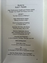 High Performance Health and Fitness Habits: Engage Your Health and Fitness