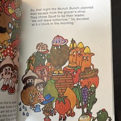Vintage Meet the Munch Bunch HB 1981 Giles Reed – Vegetable Stories
