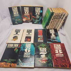 1960s James Blish Star Trek book lot and Log book series (incomplete)