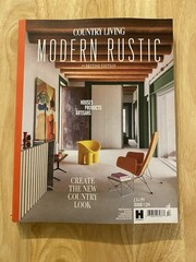 Country Living Modern Rustic British Edition Book Magazine Home US SELLER DAMAGE