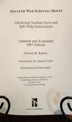 NUCLEAR WAR SURVIVAL SKILLS : Lifesaving Nuclear Facts and Self-Help Instruct