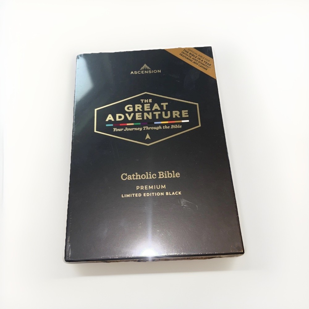 Great Adventure Catholic Bible, Limited Edition, Premium Goatskin Black Edition