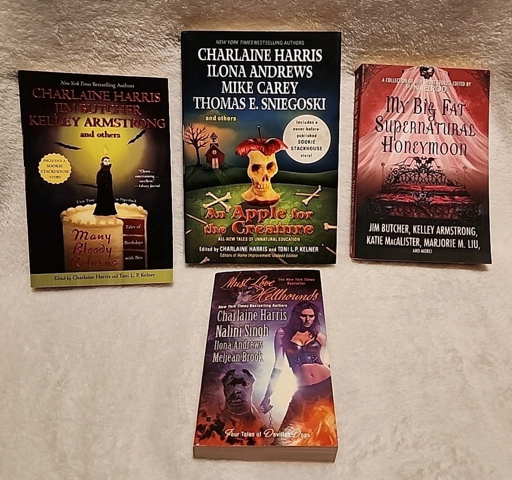 Mixed Set Of 4 Paranormal And Supernatural Books – Used Great Condition HC PB