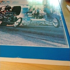 Big Daddy Pictorial Book Son Garlits SIGNED A Career Vol 1 plus bumper sticker