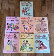 Walt Disney Fun-to-Learn Library Hardcover Books Lot Of 7