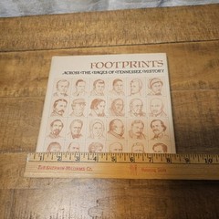 1976 Footprints Across The Pages of Tennessee History 24 Famous People HC