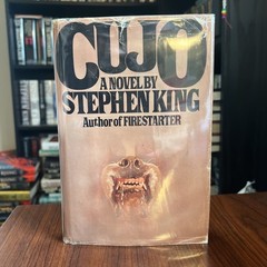 Stephen King, CUJO, 1981 HC/DJ Viking Press BOMC Hardcover