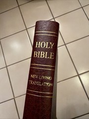 Holy Bible New Living Translation Red Let 1999 Burgundy Bonded Leather Tyndale