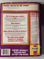 Haynes Repair Manual For 1983-85 Mazda 626