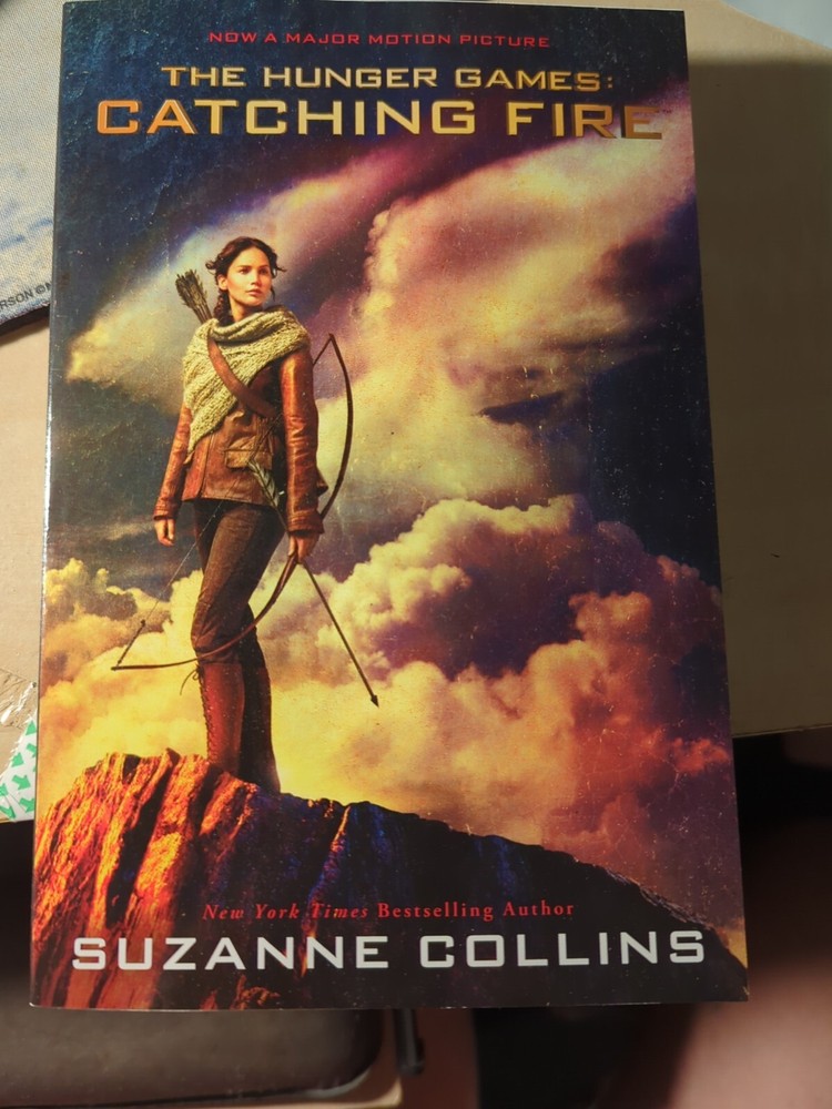 The Hunger Games Catching Fire movie tie in paperback book by Suzanne Collins
