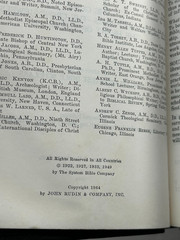 The System Bible Study KJV Enlarged Edition Morocco Leather 1964