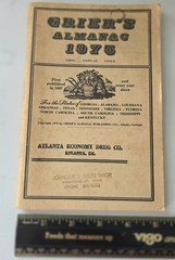 Grier’s Almanac 1975 Magazine Book 169th Annual Issue 112 pages (tight) Age disc
