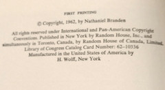 Who is Ayn Rand ? by Nathaniel Branden,Barbara Branden , 1ST Print 1962