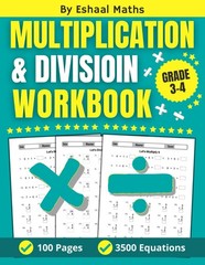 Multiplication Division Workbook: 100 Pages Of Math Timed Tests Digits 0-12 …