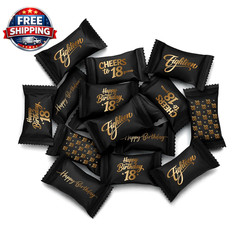 100 Count Cheers to 18 Years Buttermints 13 Oz Individually Wrapped Candy 18Th B