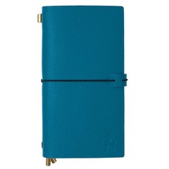 WANDERINGS Regular Size Travelers Notebook with Pockets – 4.5″ x 8.5″ (11.5 x…