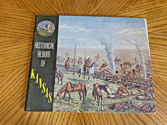 Historical Album of Kansas Book Booklet Photos History Vintage Native Americans