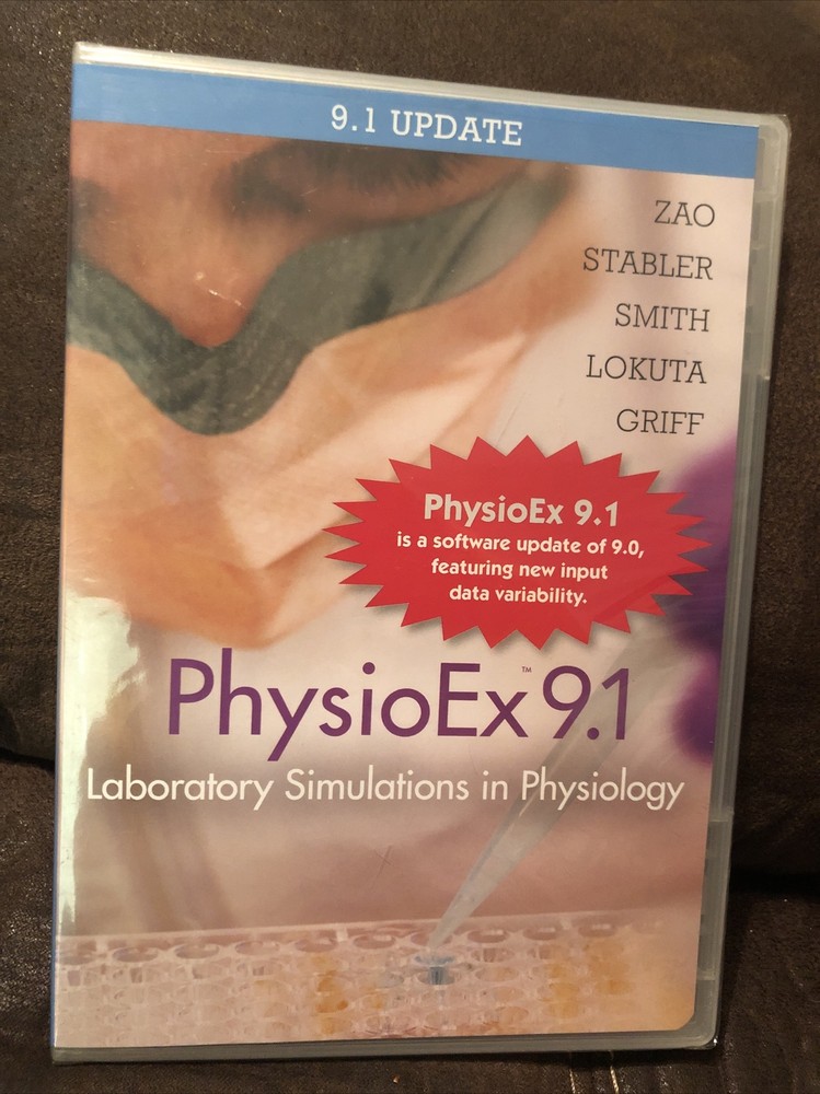PhysioEx 9.1 Labratory Simulations in Physiology Update PC CD ROM (NEW SEALED)