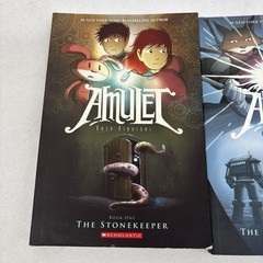 Lot of 3 AMULET Series Books #1-3 by Kazu Kibuishi Graphic Novels