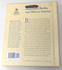 2001 Buddhists, Hindus, and Sikhs in America HC Singh Mann Nunrich Williams 160p