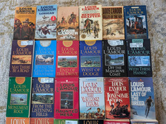 Lot of 30 Louis L’Amour Paperback western Books Novels 1980’s-Early 2010’s